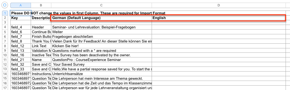 Mehrsprachige Umfrage extern übersetzen lassen