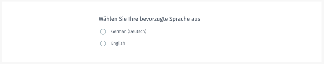 Wybór języka do ankiet wielojęzycznych