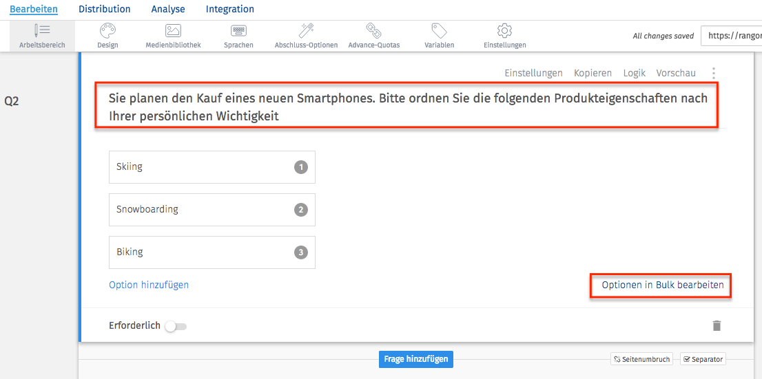 Rankingfrage