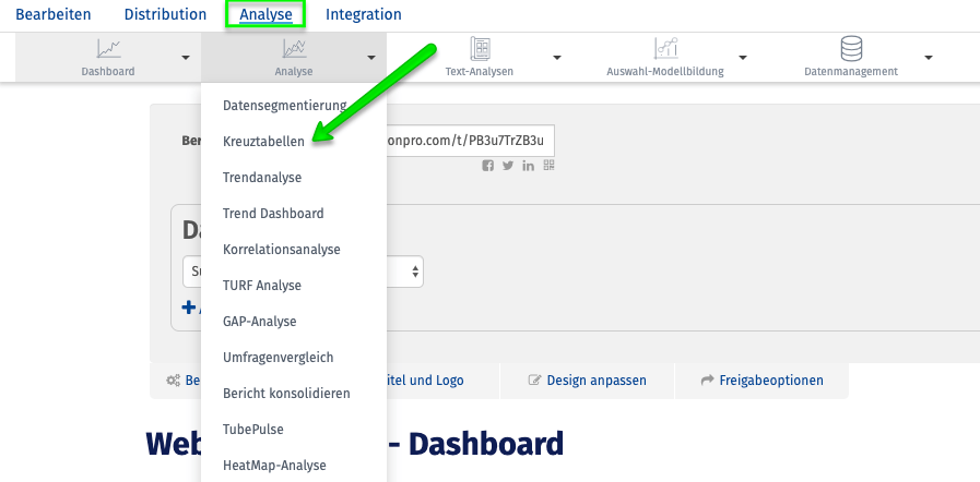 Utwórz tabelę przestawną za pomocą QuestionPro