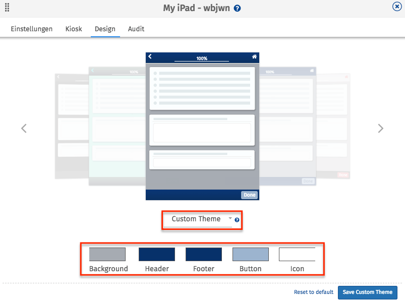 Custom design templates