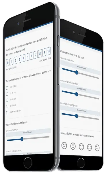 Offline mobile Umfragen erstellen und automatische Fragebogenanpassung