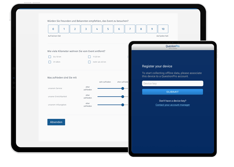 Umfragen erstellen und durchführen mit der Umfrage App von QuestionPro