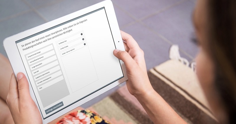 Rankingfrage Rangordnung Fragetyp Online Umfrage