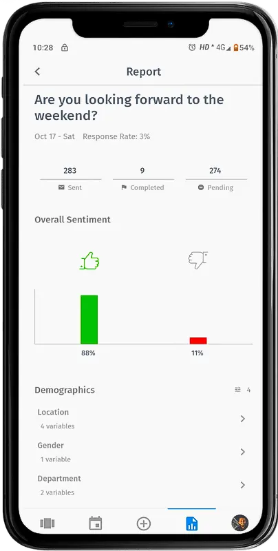 Pulse survey app