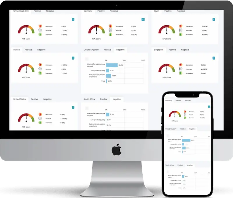 The web-based analysis and experience dashboard QuestionPro XA also offers you the option of exporting data into CSV and XLS formats